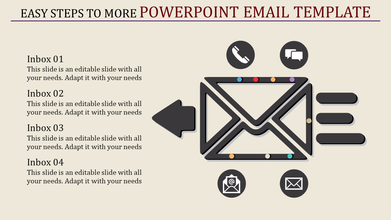 Amazing PowerPoint Email Template Presentation